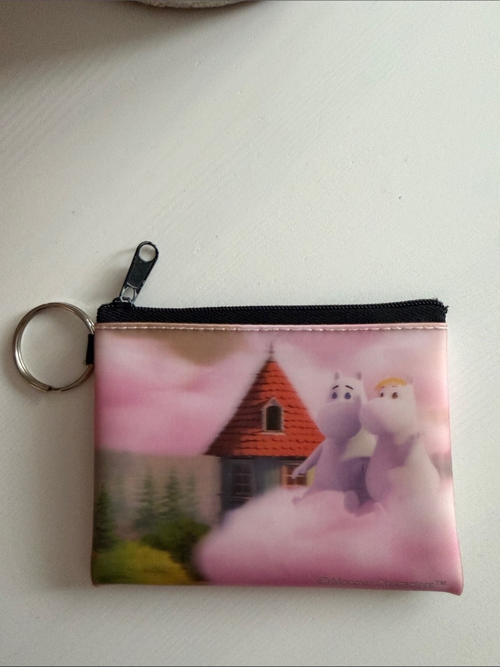 Moomin Cartoon 3D Coin Pouch with Keyring - Picture 2 of 5